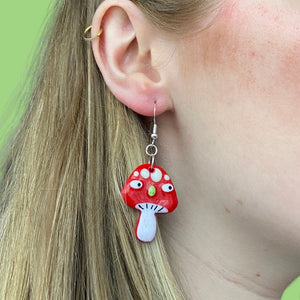 Mushroom Earrings