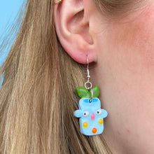Load image into Gallery viewer, Light Blue PonkyWot Earrings
