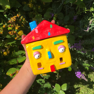 Ponky Colour-Block House (Yellow)