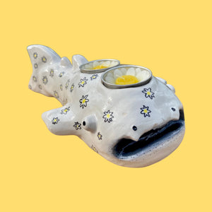 One-Off Whale Shark Tealight Candle Holders