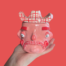 Load image into Gallery viewer, One-Off Gingham Valentine Cow-Boy

