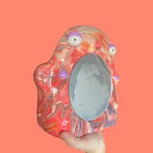 Load image into Gallery viewer, Stand-Up Mirror in Lilac &amp; Peach Marble (One-off)
