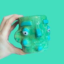 Load image into Gallery viewer, Lil Green Marble Pot (One-Off)
