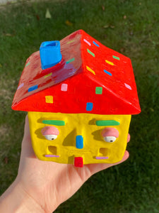 (Pre-Order) Ponky Colour-Block House (Yellow)