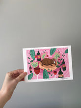 Load image into Gallery viewer, &#39;Boozy Beaver&#39; Print by PonkyWots
