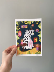 'Gallery of Dogs' Print by PonkyWots A4
