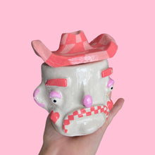 Load image into Gallery viewer, Checkerboard Cowboy in Pink
