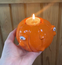 Load image into Gallery viewer, Custom listing for Pumpkin Tealight Candle Holder

