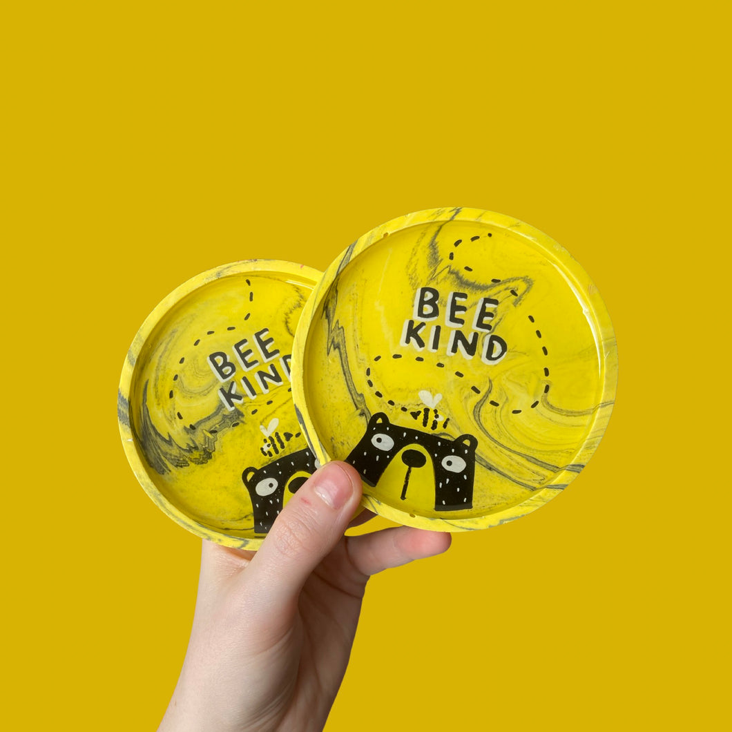 'Bee Kind' Coaster Set