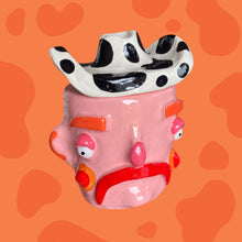 Load image into Gallery viewer, 60&#39;s Vibin Cow Boy Pot
