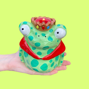 (Pre-Order) KING Frog Tea-Light Holder