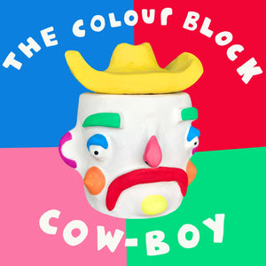 COLOUR-BLOCK COW-BOY