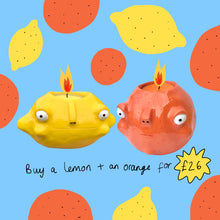 Load image into Gallery viewer, Lemon and Orange Tea-Light Candle Deal
